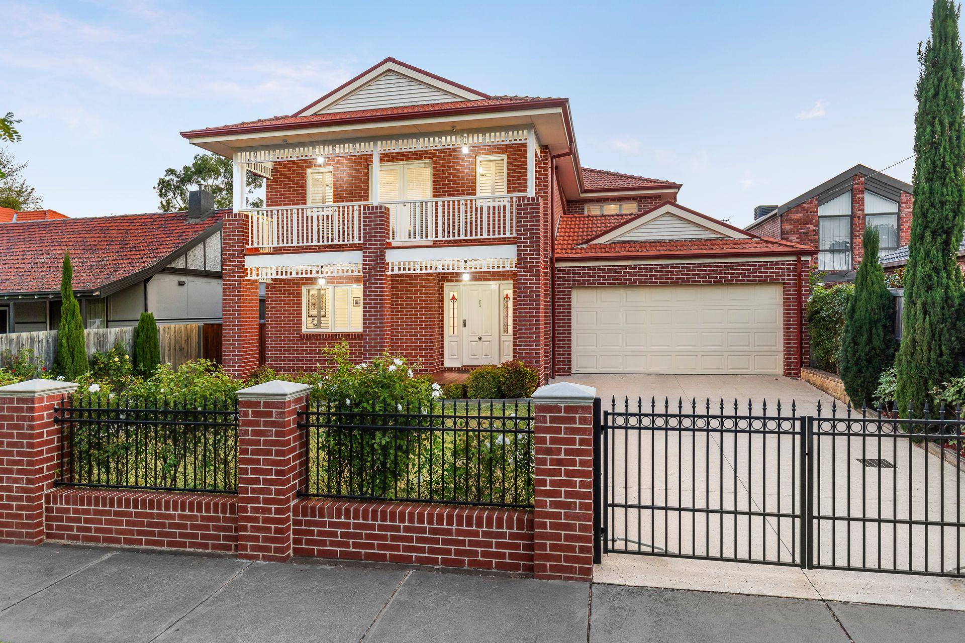 Federation style family home facade in the Stonnington area