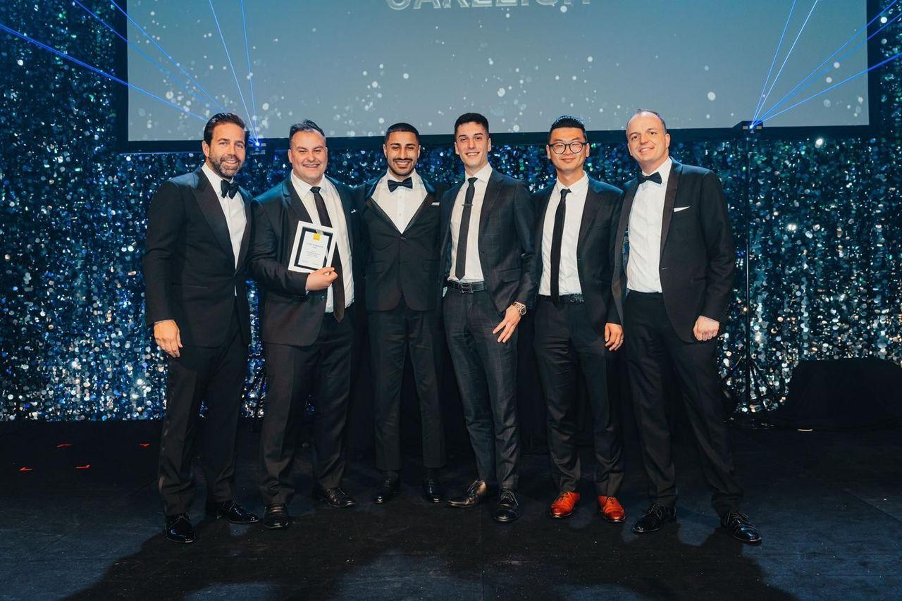 The Pavlou Brothers team at a Ray White awards night in Melbourne
